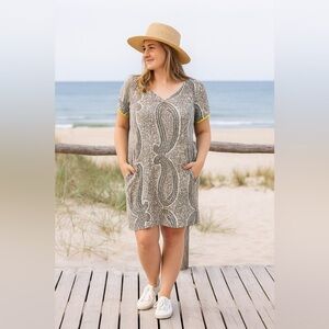 Marc O’Polo paisley viscose casual T-shirt dress